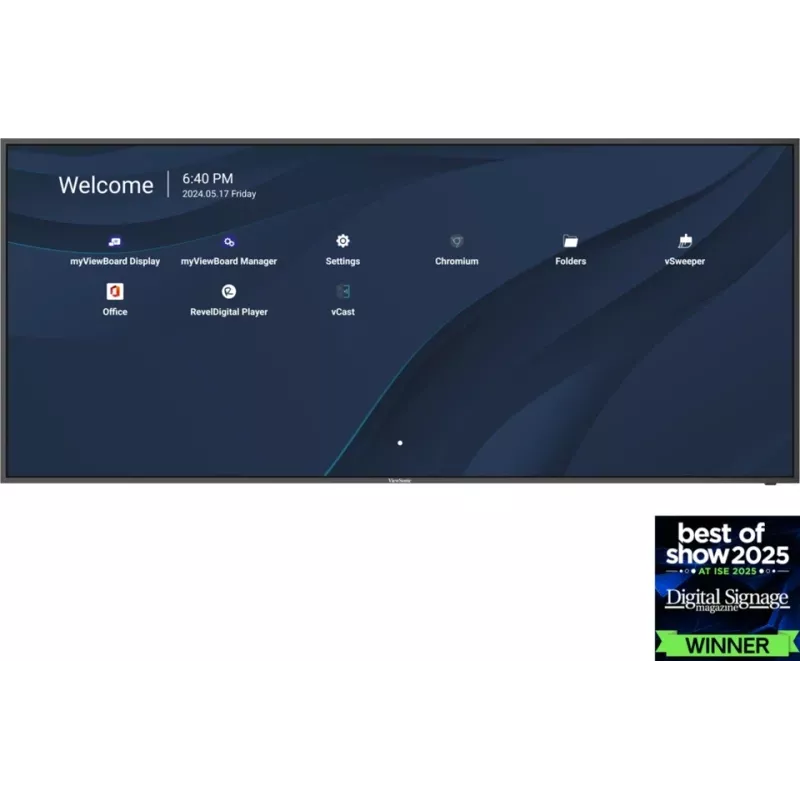 Viewsonic CDE105UW pizarra interactiva 2,67 m (105