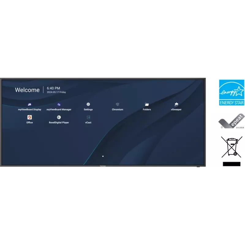 Viewsonic CDE105UW pizarra interactiva 2,67 m (105