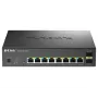 D-Link switch PoE+ Smart Managed Multi-Gigabit de 10 puertos con 8 puertos Multi-Gigabit 2.5G PoE y 2 puertos 10G SFP+