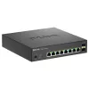 D-Link switch PoE+ Smart Managed Multi-Gigabit de 10 puertos con 8 puertos Multi-Gigabit 2.5G PoE y 2 puertos 10G SFP+