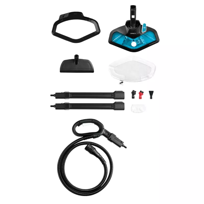 Polti Vaporetto Smart 100_B limpiador a vapor de cilindro 1500 W azul, blanco