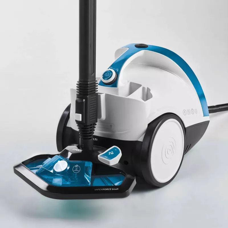 Polti Vaporetto Smart 100_B limpiador a vapor de cilindro 1500 W azul, blanco