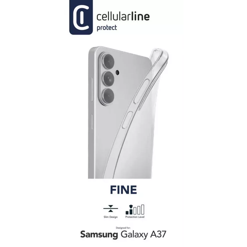 Cellularline Fine - Galaxy A37, funda, Samsung, Galaxy A37, 17 cm (6,7