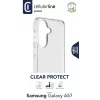 Cellularline Clear Protect - Galaxy A57 carcasa rígida con bordes de goma
