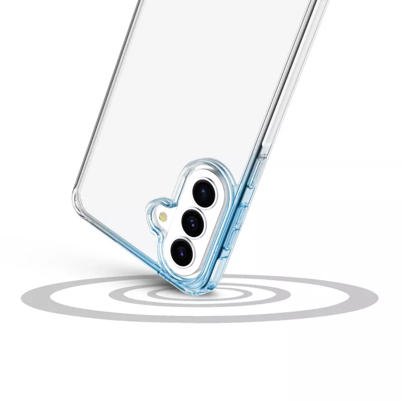 Cellularline Clear Protect - Galaxy A57 carcasa rígida con bordes de goma