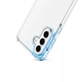 Cellularline Ultra Strong - Galaxy A57 funda transparente ultraprotectora con bordes amortiguadores de impactos y cámaras de aire integradas, diseñada para una protección máxima ante caídas accidentales.