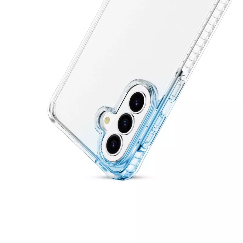 Cellularline Ultra Strong - Galaxy A57 funda transparente ultraprotectora con bordes amortiguadores de impactos y cámaras de aire integradas, diseñada para una protección máxima ante caídas accidentales.