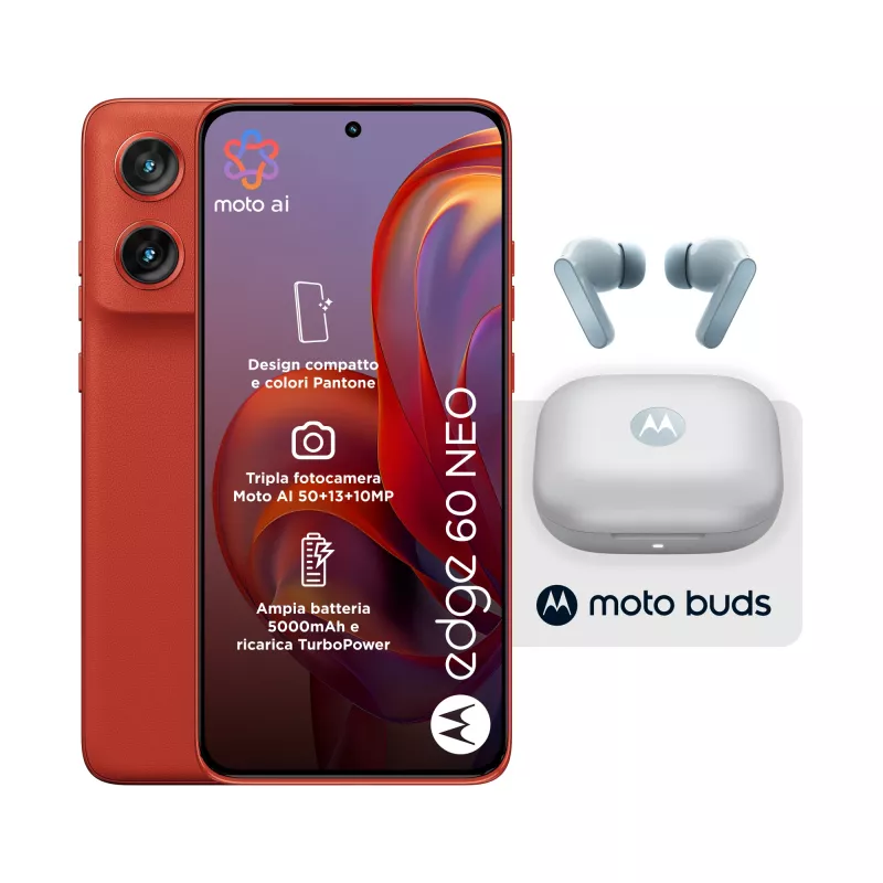 Motorola edge 60 neo + Moto Buds PG38C05749 16,1 cm (6,36