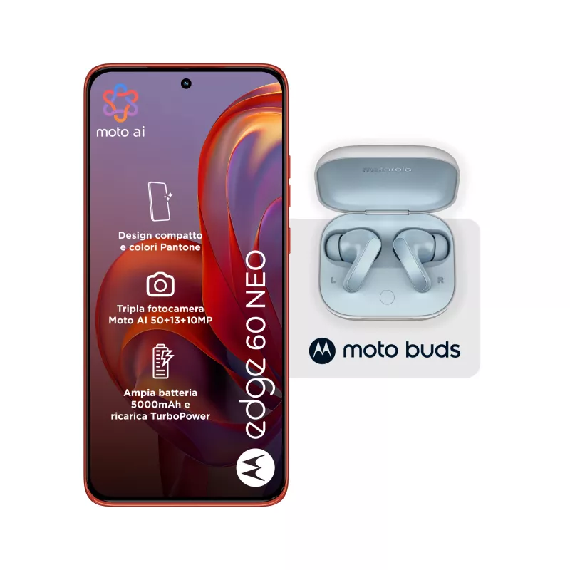 Motorola edge 60 neo + Moto Buds PG38C05749 16,1 cm (6,36