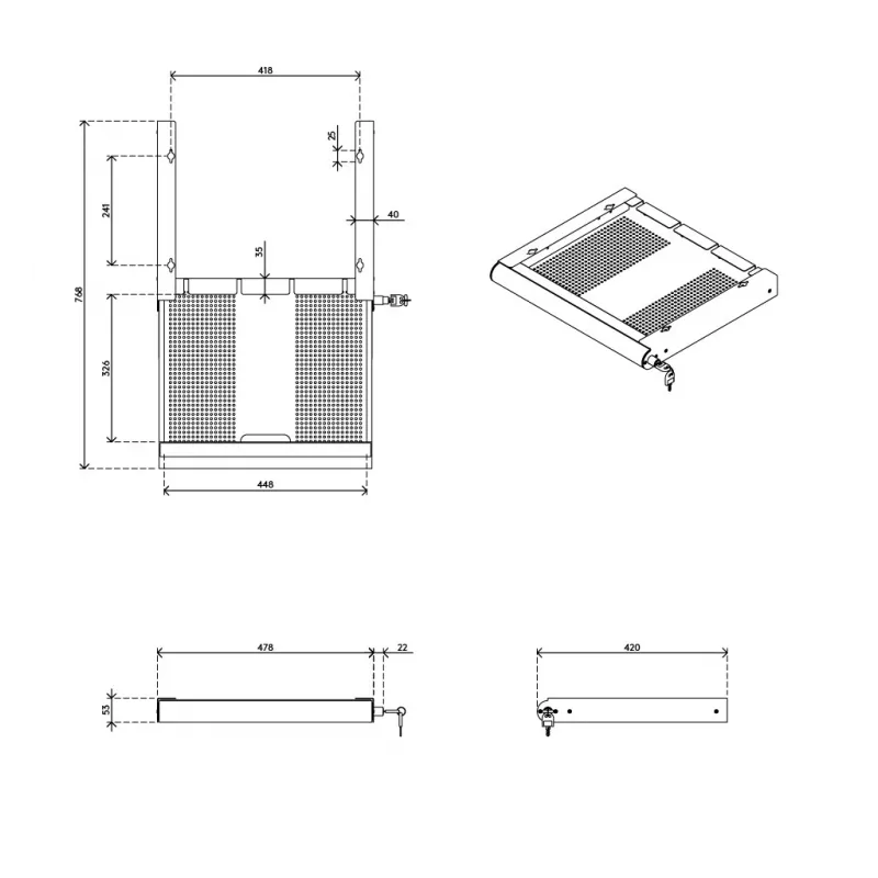 Dataflex 20.620 organizador de cajones de escritorio acero blanco