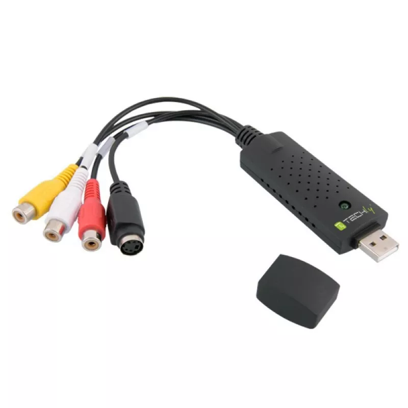 Techly I-USB-VIDEO-700TY convertidor de señal de vídeo 720 x 576 píxeles