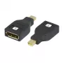 Techly IADAP DP-MDP2 adaptador de cable/adaptador DisplayPort Mini DisplayPort negro