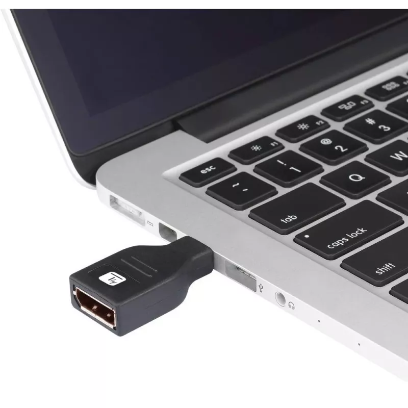 Techly IADAP DP-MDP2 adaptador de cable/adaptador DisplayPort Mini DisplayPort negro