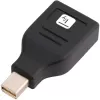 Techly IADAP DP-MDP2 adaptador de cable/adaptador DisplayPort Mini DisplayPort negro