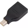 Techly IADAP DP-MDP2 adaptador de cable/adaptador DisplayPort Mini DisplayPort negro