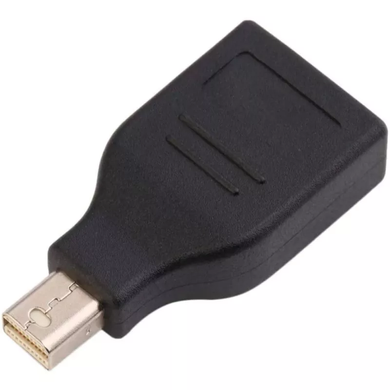 Techly IADAP DP-MDP2 adaptador de cable/adaptador DisplayPort Mini DisplayPort negro