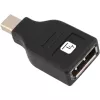 Techly IADAP DP-MDP2 adaptador de cable/adaptador DisplayPort Mini DisplayPort negro