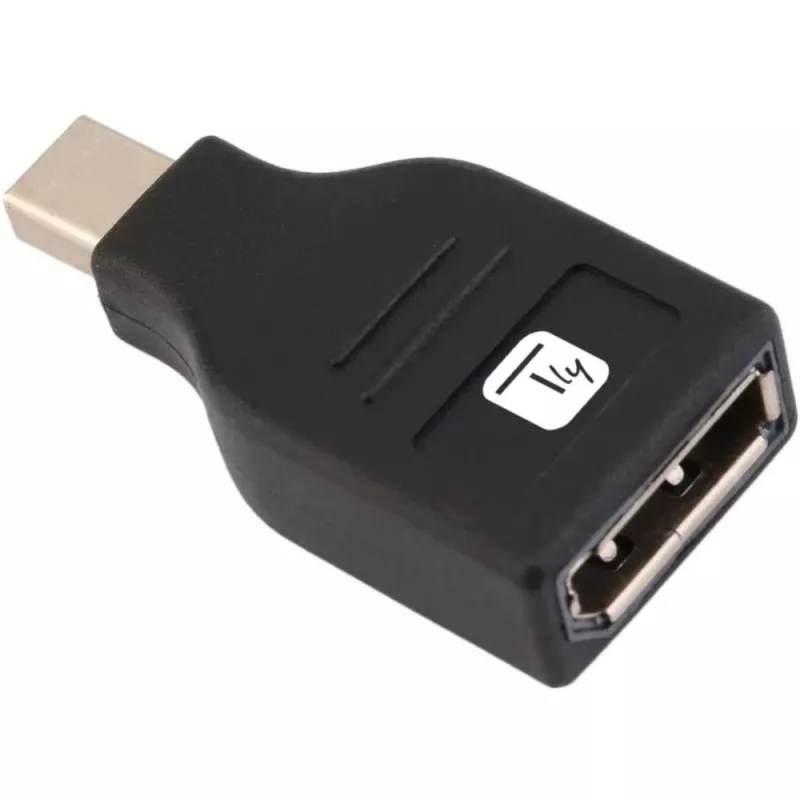 Techly IADAP DP-MDP2 adaptador de cable/adaptador DisplayPort Mini DisplayPort negro