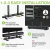 Techly soporte de pared universal para barra de sonido máx. VESA 600x400