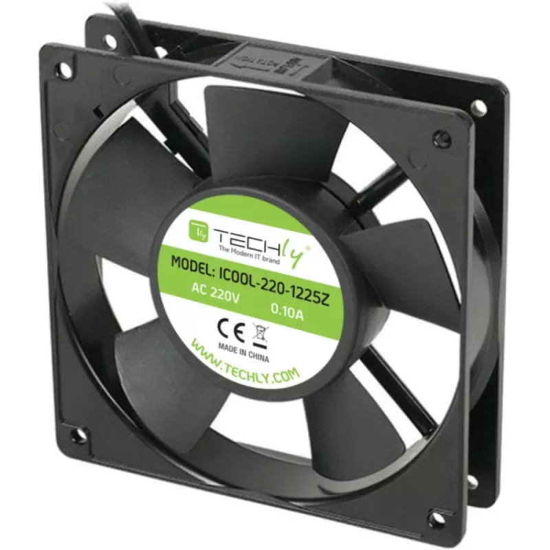 Techly ICOOL-220-1225Z componente/accesorio de refrigeración para ordenador módulo de ventilador
