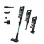 Hoover HF1P10PX 011 aspirador de batería en seco espuma, micro sin bolsa 0,7 l 165 W negro, turquesa 22 Ah