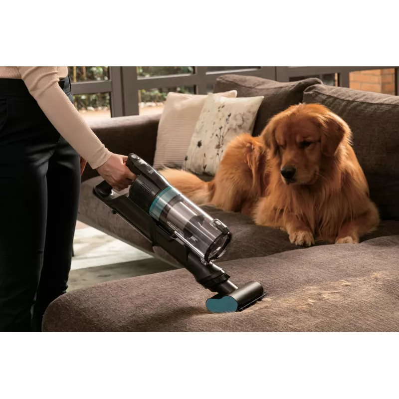 Hoover HF1P10PX 011 aspirador de batería en seco espuma, micro sin bolsa 0,7 l 165 W negro, turquesa 22 Ah