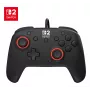 Mando de gaming con cable Turtle Beach Rematch para Nintendo Switch 2 – USB-C, cable de 3 m, botón trasero, D-Pad, Negro