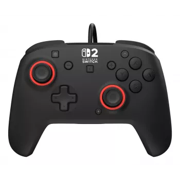 Mando de gaming con cable Turtle Beach Rematch para Nintendo Switch 2 – USB-C, cable de 3 m, botón trasero, D-Pad, Negro