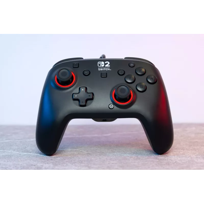 Mando de gaming con cable Turtle Beach Rematch para Nintendo Switch 2 – USB-C, cable de 3 m, botón trasero, D-Pad, Negro