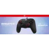 Mando de gaming con cable Turtle Beach Rematch para Nintendo Switch 2 – USB-C, cable de 3 m, botón trasero, D-Pad, Negro