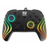 Mando Turtle Beach Afterglow Wave Negro Mando RGB con cable para Nintendo Switch / Switch 2, USB-C, cable de 3 m