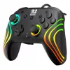 Mando Turtle Beach Afterglow Wave Negro Mando RGB con cable para Nintendo Switch / Switch 2, USB-C, cable de 3 m