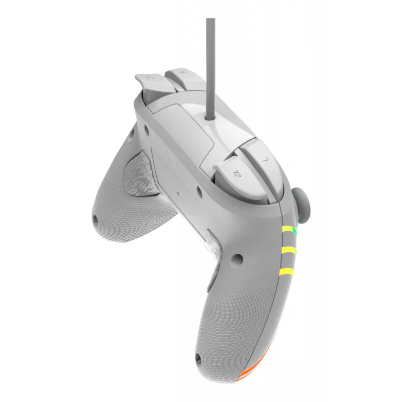 Mando de gaming RGB con cable Turtle Beach Afterglow Wave Gris – USB-C, cable de 3 m, para Nintendo Switch / Switch 2 / Switch OLED