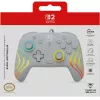 Mando de gaming RGB con cable Turtle Beach Afterglow Wave Gris – USB-C, cable de 3 m, para Nintendo Switch / Switch 2 / Switch OLED