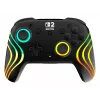 Mando de gaming RGB inalámbrico Turtle Beach Afterglow Wave Negro para Nintendo Switch 2 — Bluetooth/USB-C, batería integrada 20 h, cable de 3 m