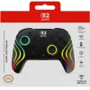 Mando de gaming RGB inalámbrico Turtle Beach Afterglow Wave Negro para Nintendo Switch 2 — Bluetooth/USB-C, batería integrada 20 h, cable de 3 m
