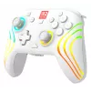 Mando de gaming RGB inalámbrico Turtle Beach Afterglow Wave Blanco para Nintendo Switch 2, Bluetooth/USB-C, batería integrada 20 h, cable de 3 m