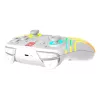 Mando de gaming RGB inalámbrico Turtle Beach Afterglow Wave Blanco para Nintendo Switch 2, Bluetooth/USB-C, batería integrada 20 h, cable de 3 m