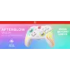 Mando de gaming RGB inalámbrico Turtle Beach Afterglow Wave Blanco para Nintendo Switch 2, Bluetooth/USB-C, batería integrada 20 h, cable de 3 m