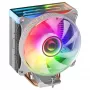 Mars Gaming MCPU-VR White disipador CPU Dual Infinity Mirror ARGB 4 heatpipes HCT 180W TDP ventilador PWM 12cm ultra silencioso