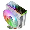 Mars Gaming MCPU-VR White disipador CPU Dual Infinity Mirror ARGB 4 heatpipes HCT 180W TDP ventilador PWM 12cm ultra silencioso