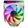 Mars Gaming MCPU-VR White disipador CPU Dual Infinity Mirror ARGB 4 heatpipes HCT 180W TDP ventilador PWM 12cm ultra silencioso