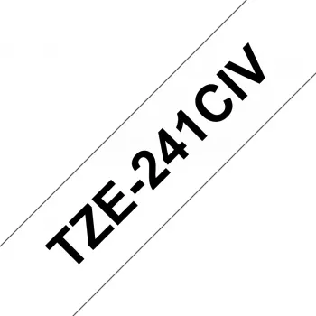 Brother TZE-241CIV cinta de rotulación TZ