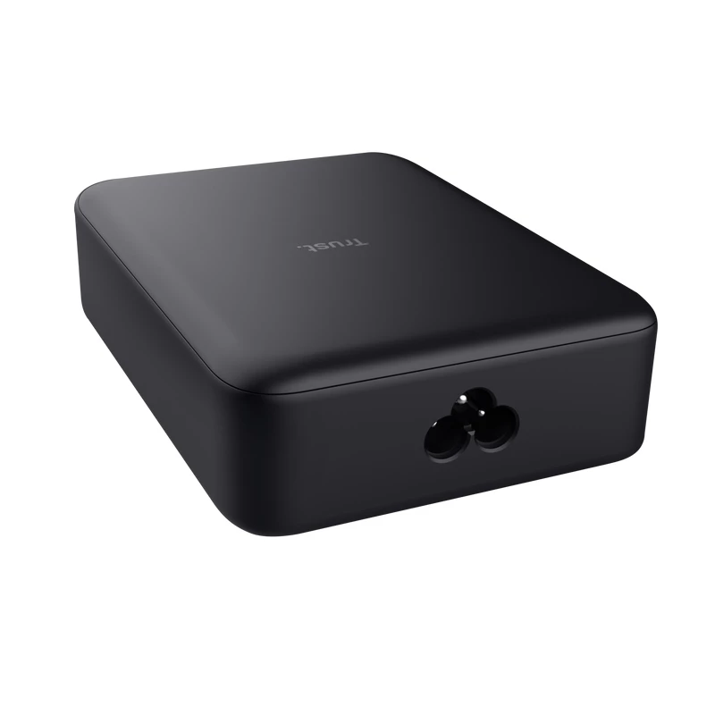 Cargador AC Trust Maxo Negro 20 V 4 USB Type-C carga rápida