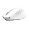 Ratón de oficina inalámbrico para diestros TRUST Niven – RF + Bluetooth, 3200 DPI, 7 botones, rueda de desplazamiento, Blanco