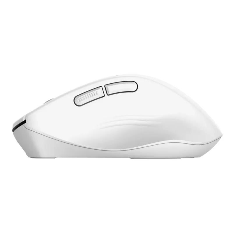 Ratón de oficina inalámbrico para diestros TRUST Niven – RF + Bluetooth, 3200 DPI, 7 botones, rueda de desplazamiento, Blanco