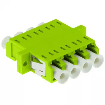 ACT adaptador de fibra óptica LC dúplex multimodo OM5 con brida
