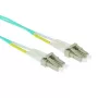 ACT 2,5 m cable de conexión de fibra óptica LSZH multimodo 50/125 OM3 dúplex con conectores LC