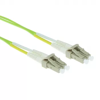 ACT 1 metro cable de conexión de fibra óptica LSZH multimodo 50/125 OM5 dúplex con conectores LC