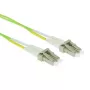 ACT 1 metro cable de conexión de fibra óptica LSZH multimodo 50/125 OM5 dúplex con conectores LC